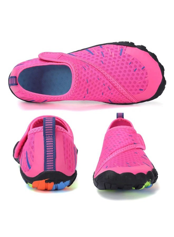 CIOR Boys & Girls Water Shoes Quick Drying Sports Aqua Athletic Sneakers Lightweight Sport Shoes(Toddler/Little Kid/Big Kid) U1ELJSX011-Pink-31 - Image 4