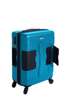 TACH Connectable Hard Case Carry on Luggage Bag with TSA Lock, Charging Port, Water Bottle Holder, 22 Inch, Sky Blue  - Image 5