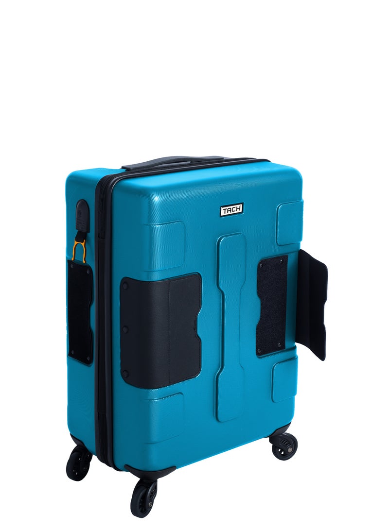 TACH Connectable Hard Case Carry on Luggage Bag with TSA Lock, Charging Port, Water Bottle Holder, 22 Inch, Sky Blue - Image 5