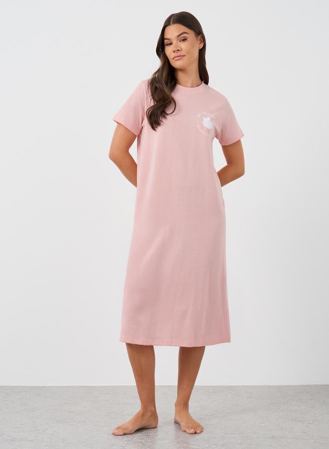 ستايلي طقم ستايلي من قطعتين - تي شيرت نوم بطبعة نحلة وزهور - Image 2