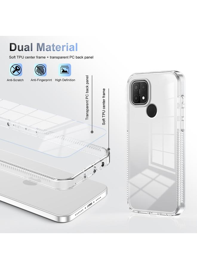 اس-توب جراب لهاتف OPPO A15 / A15s جراب هاتف TPU هجين من الأكريليك الشفاف المقاوم للانزلاق - Image 3