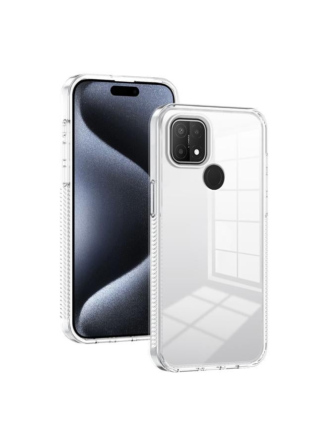 اس-توب جراب لهاتف OPPO A15 / A15s جراب هاتف TPU هجين من الأكريليك الشفاف المقاوم للانزلاق - Image 1