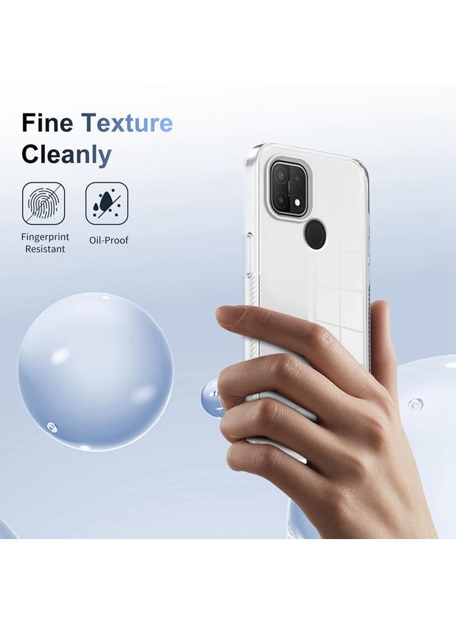 اس-توب جراب لهاتف OPPO A15 / A15s جراب هاتف TPU هجين من الأكريليك الشفاف المقاوم للانزلاق - Image 5