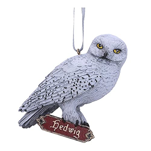 Nemesis Now Harry Potter Hedwig Hanging Ornament White 9cm - Image 1