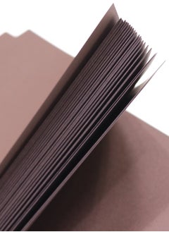 firstnock Firstnock 120 GSM Dark Brown A4 Paper - 30 Sheets | Premium Craft Paper for DIY, Scrapbooking, Invitations, and Professional Use  - Image 2