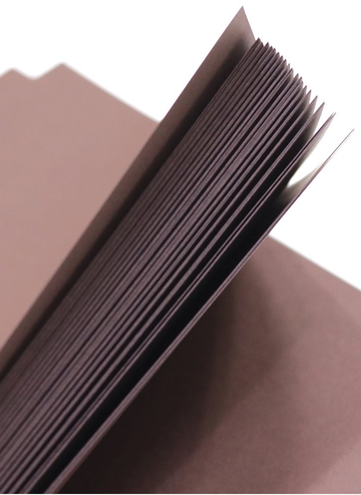 firstnock - Firstnock 120 GSM Dark Brown A4 Paper - 30 Sheets | Premium Craft Paper for DIY, Scrapbooking, Invitations, and Professional Use - Image 1