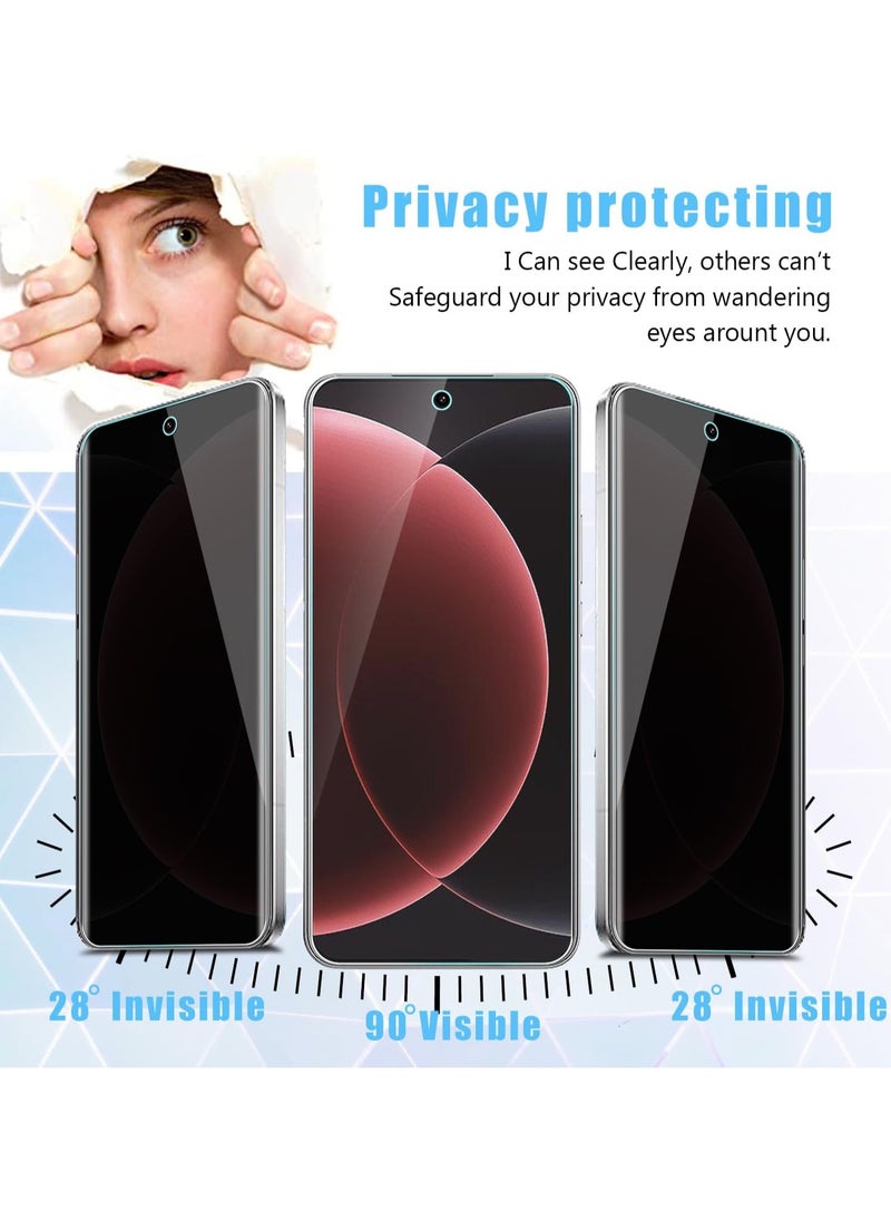 Generic 1 Pack for Xiaomi 15 Ultra Privacy Tempered Glass Screen Protector, Ultra HD Tempered Glass Film, Anti-Spy, 9H Hardness, Anti-Scratch, Bubble Free  - Image 2