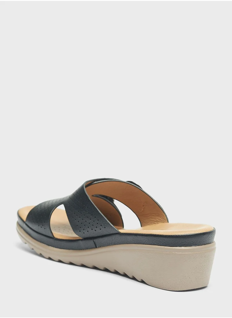 shoexpress Multi Strap Flat Sandals