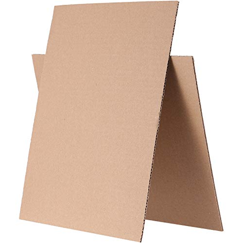 HAKZEON 50 Pack 8.5 x 11 Inch Corrugated Cardboard Sheets, Cardboard Paper, Flat Cardboard Inserts for Packaging Shipping Mailing DIY Crafts, Brown - Image 5