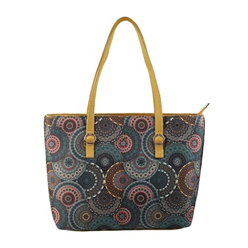 Mochi Womens Synthetic Green Tote Bag (One Size) - Image 1