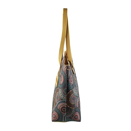 Mochi Womens Synthetic Green Tote Bag (One Size) - Image 4