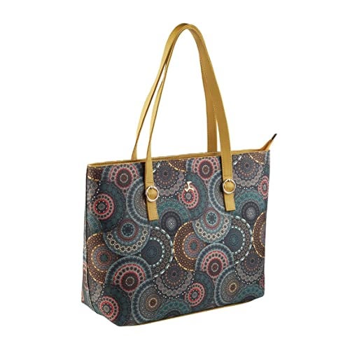 Mochi Womens Synthetic Green Tote Bag (One Size) - Image 5