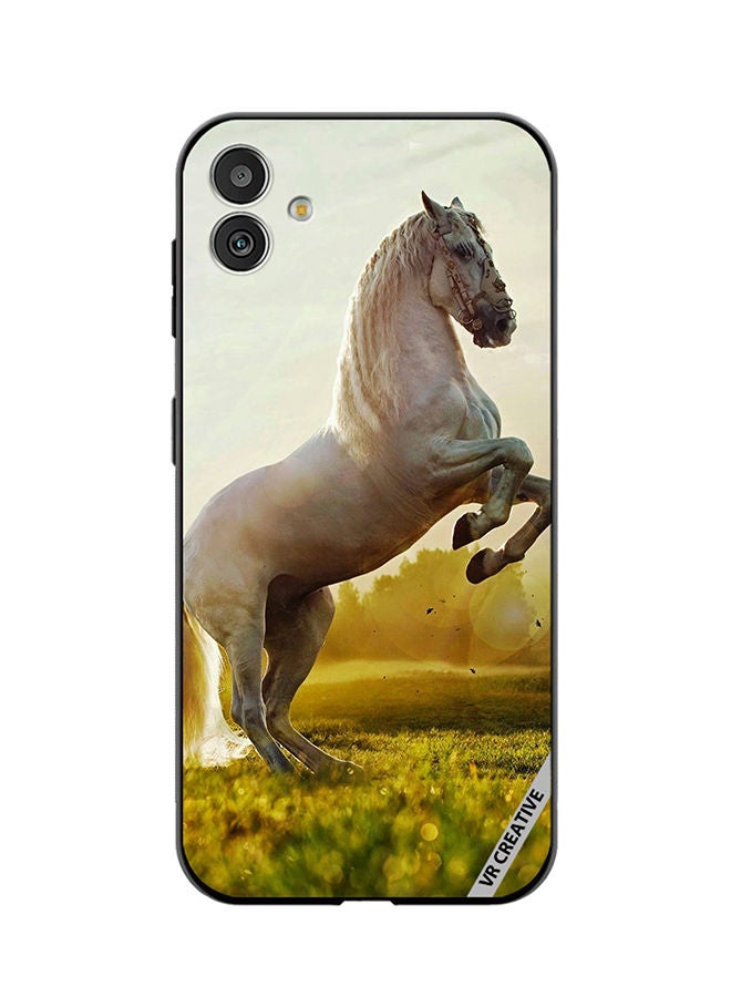 VR CREATIVE Protective Case Cover For Samsung Galaxy F14 Horse Stance Design Multicolour - Image 1