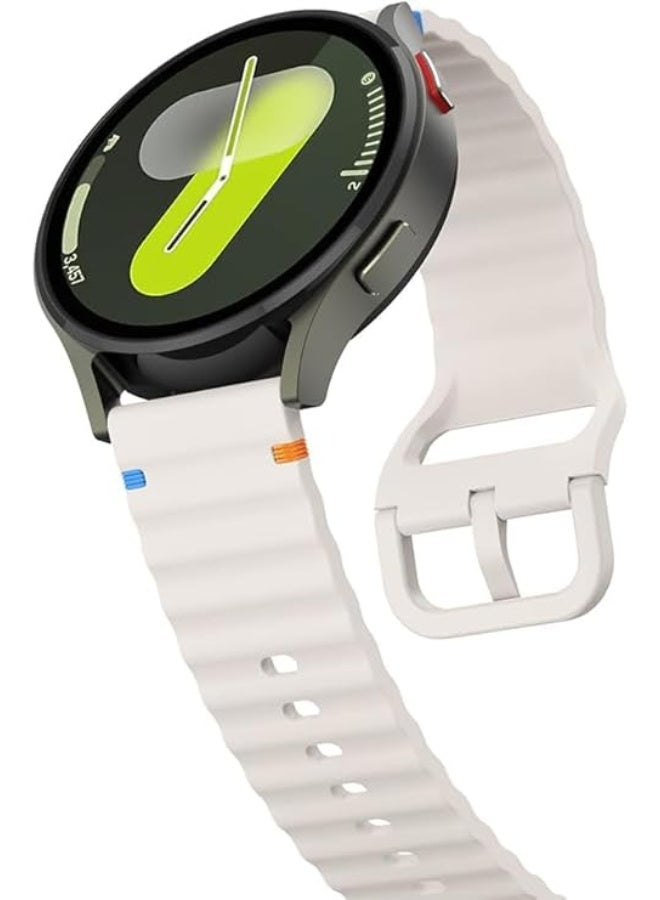 20 mm Silicone Watch Strap, Quick Release Watch Straps for Men and Women, Skin-friendly, Soft, Replacement Strap for 20 mm Compatible with Amazfit/Huawei/MI/Fossil/samsung - Image 4