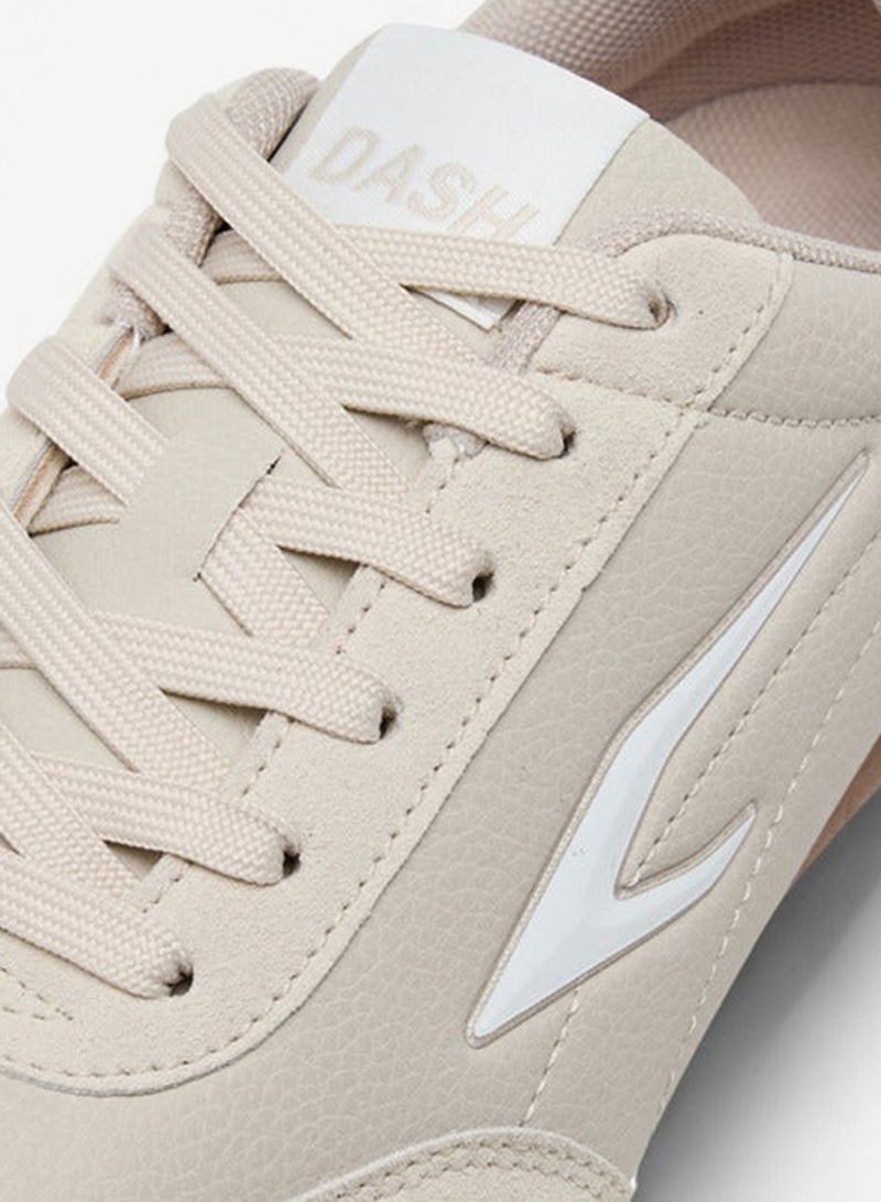 داش حذاء رياضي نسائي برباط وجوانب مزينة - Image 4