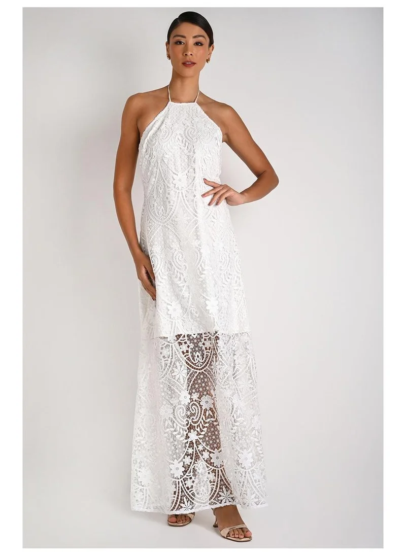 Asymmetric White Dress