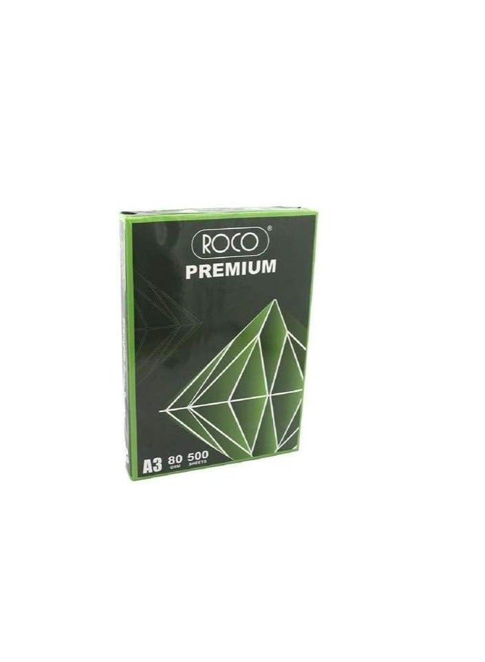 A4 printing paper, Roco, 80 gsm, 500 sheets - Image 2