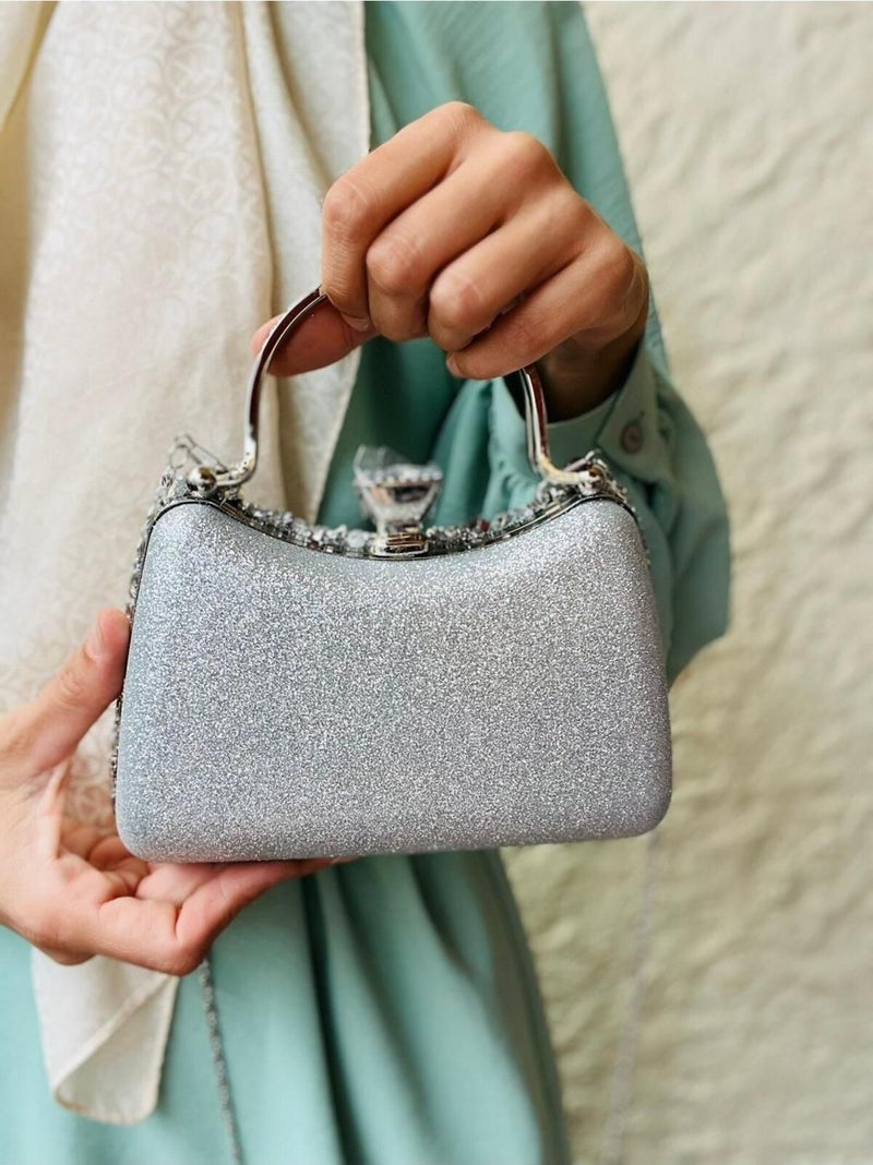 Çanta Trend Bag Trend Evening Long Chain Detailed Women's Bag  - Image 4