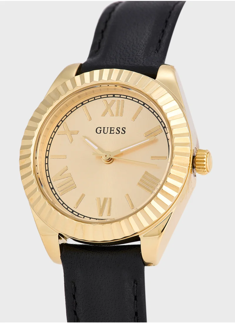 GUESS Mini Luna Leather Strap Analog Watch