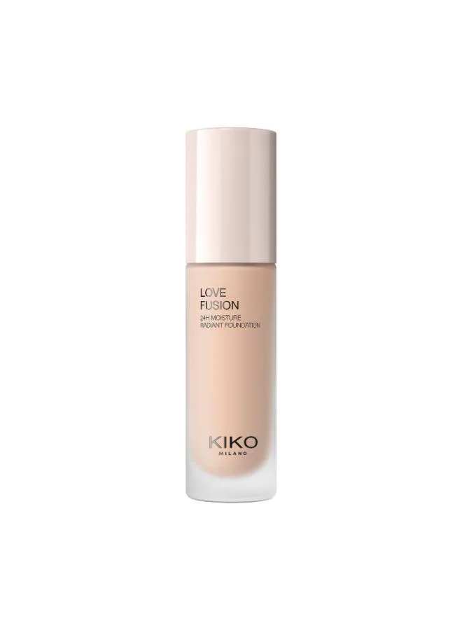 Kiko Milano NEUTRAL LOVE FUSION 24H MOISTURE RADIANT FOUNDATION for Women | Best Price UAE