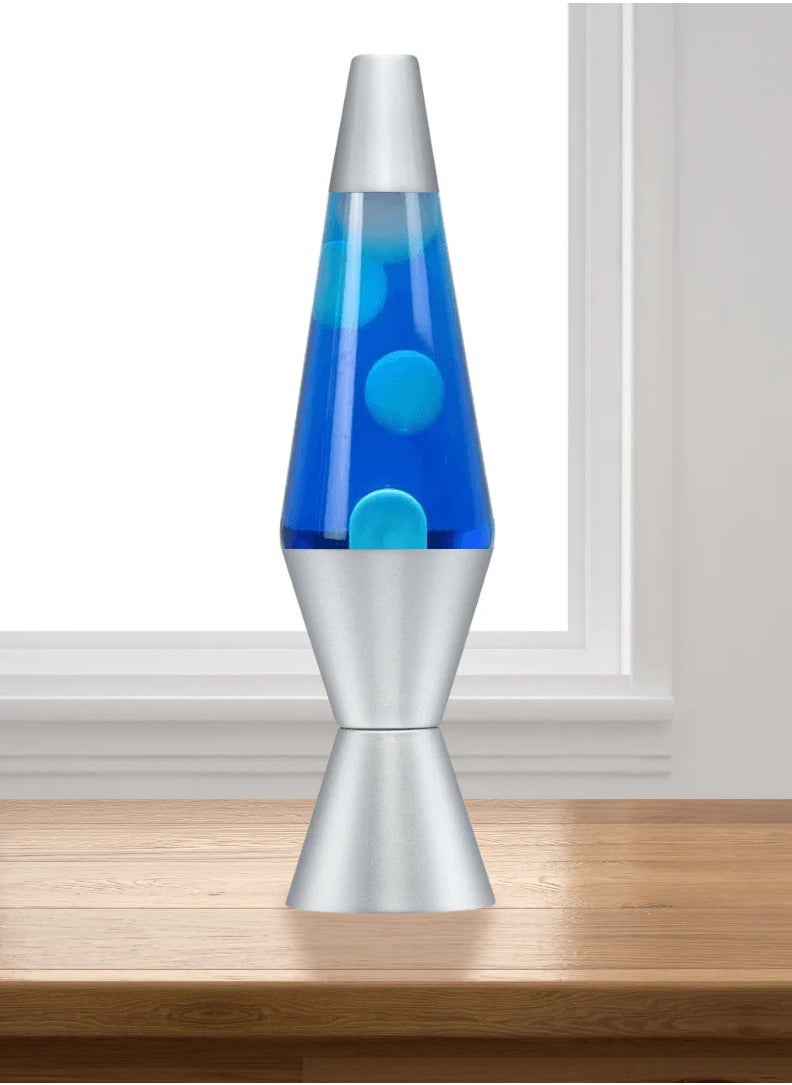 Lava Lamp 2103, White Wax, Blue Liquid, Silver Base and Cap, Original 14.5 inch LAVA® Motion Lamp to Illuminate Your Mood - pzsku/Z4280BBC05EF94E44B557Z/45/1741441230/d0ede861-7b82-43dc-9c6e-84a9a80bc538