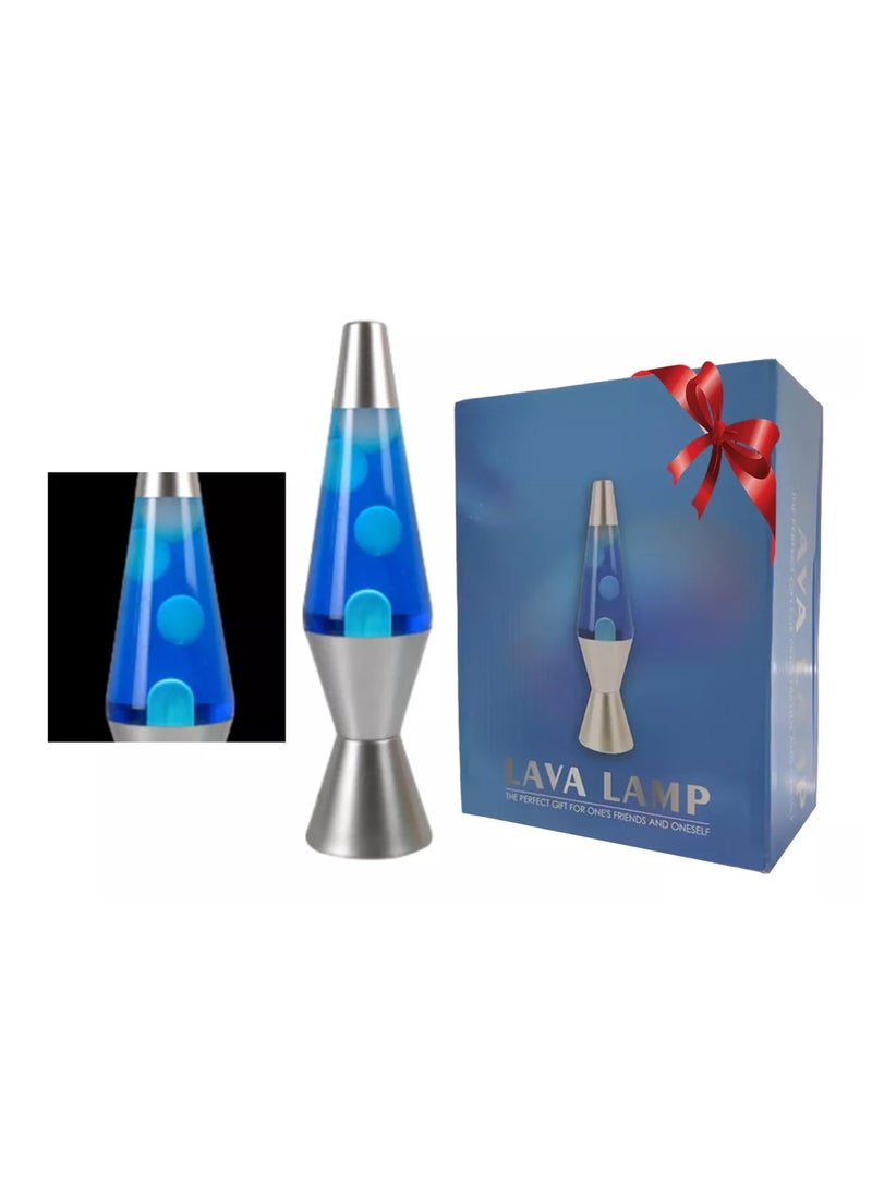 Lava Lamp 2103, White Wax, Blue Liquid, Silver Base and Cap, Original 14.5 inch LAVA® Motion Lamp to Illuminate Your Mood - pzsku/Z4280BBC05EF94E44B557Z/45/1741441261/c51f7b49-5ae8-4af6-8c2e-6bfc0f797c58