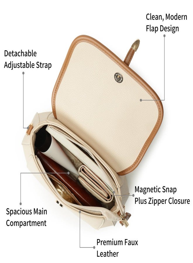 Fastrack Orbit Flap Sling | Faux-Leather Women’s Sling Bag | Spacious Compartment & Detachable Strap for Daily Use - Image 3