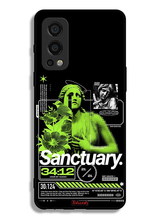 Tolwak OnePlus Nord 2 5G Protective Case Cover Sanctuary - Image 2