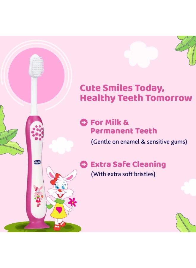 Chicco Toothbrush Pink 3Y-8Y - Image 2