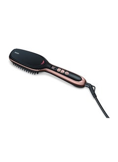 Beurer HS 60 Hair Straightening Brush, Ceramic-Coated Bristles with Integrated Ion Function for Sleek and Shiny Hair  - Image 1