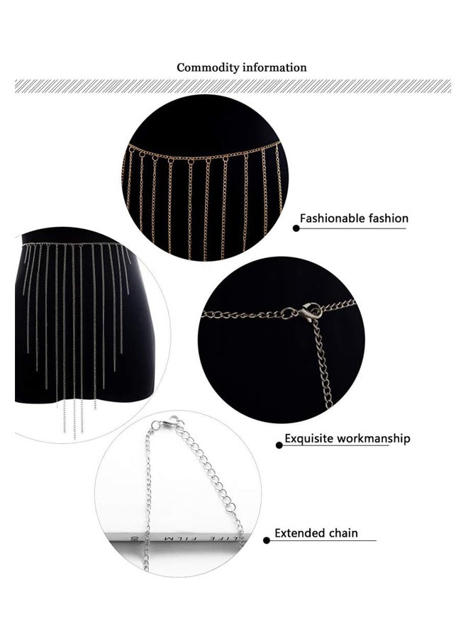 Boho Style Multilayer Waist Chain