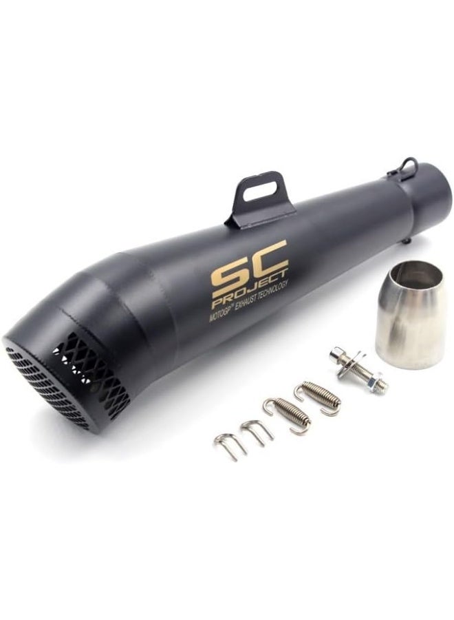 SC Universal Stainless Steel Motorcycle Exhaust Pipe - Image 4