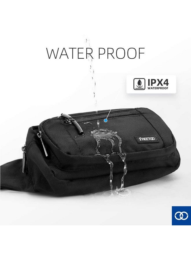 فري تو حقيبة خصر FREETOO حقيبة خصر للرجال والنساء حقيبة خصر بحزام قابل للتعديل للتمرين في الهواء الطلق والسفر والجري والمشي لمسافات طويلة وركوب الدراجات - Image 4