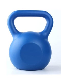 WENBO Kettlebell For Men & Women Vinyl Coated Cast Iron Kettlebell Excercise Fitness Kettlebell For Home & Gym Strenght Workout (20Lbs Dark Blue)  - Image 1