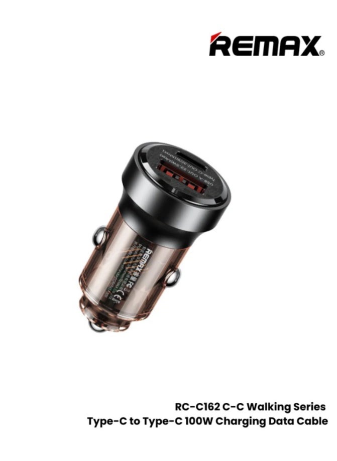 ريماكس شاحن سيارة سريع REMAX RCC338 Walking Series PD+QC (PD 30W+QC 22.5W) - أسود  - Image 1