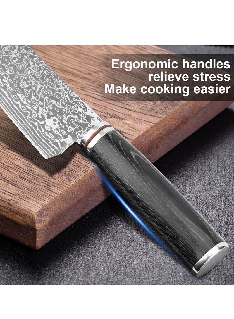 سكين طهاة محترف حاد جداً 8 بوصة، مصنوعة من الفولاذ المقاوم للصدأ عالي الكربون الألماني، مع علبة هدايا - Image 4