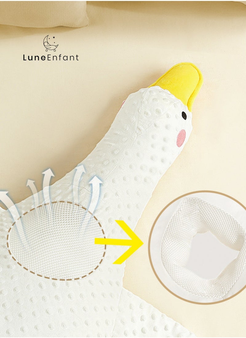 LuneEnfant - Soothing Star Baby Pillow - 360° Embrace Design, Anti-Choking & Fluorescent-Free, Massage for Digestive Comfort - Image 1