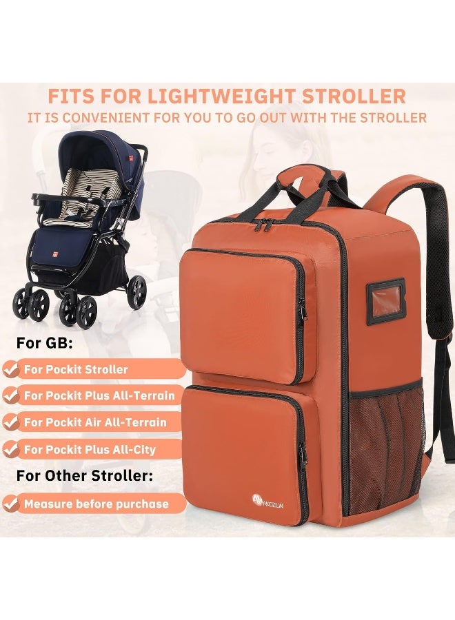 AKOZLIN Foldable Stroller Travel Bag Backpack - Image 5