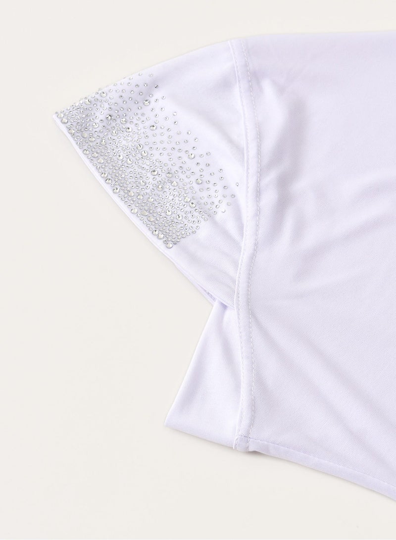 آي إس آي الحجاب الفوري الماس الحجاب الموضة الوشاح كامل الرقبة تغطية لأبايا التنفس UnderCap الملابس المغطاة توربان الشرق الأوسط الإسلامي الغطاء الكامل Essentail - Image 5