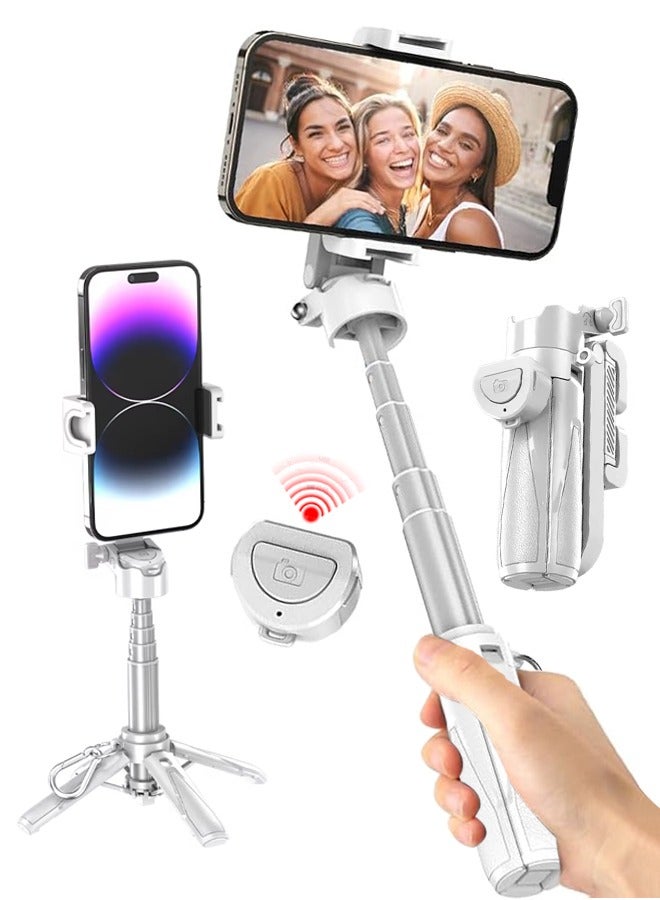 Tripod Selfie Stick,Wireless Remote, and Stable Stand,Great for Makeup Tutorials, Live Streaming, and Photography - Image 1