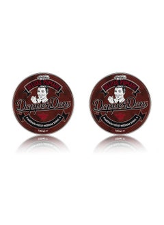Dapper Dan Dapper Dan Deluxe Pomade, Medium Hold Medium Shine Hair Pomade for Men, Versatile and Flexible Water Based Pomade, for a Professional Look, 2 x 100ml  - Image 1