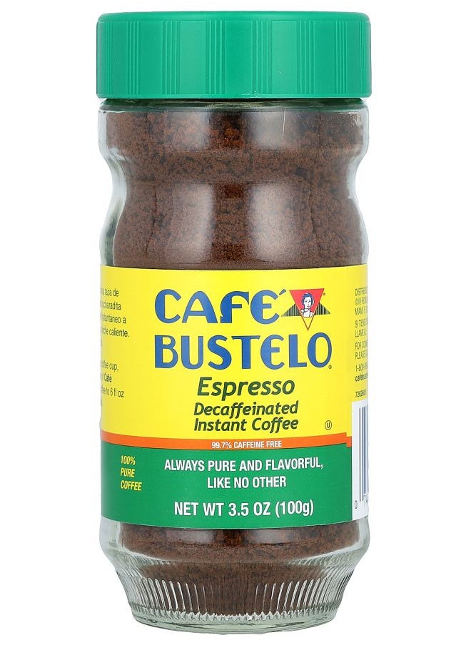 Café Bustelo - Espresso Decaffeinated Instant Coffee 3.5 oz (100 g) - Image 1