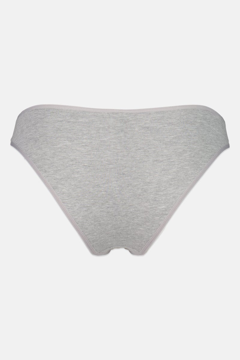 Fire & Glory Women Heather Classic Panty, Grey - Image 3