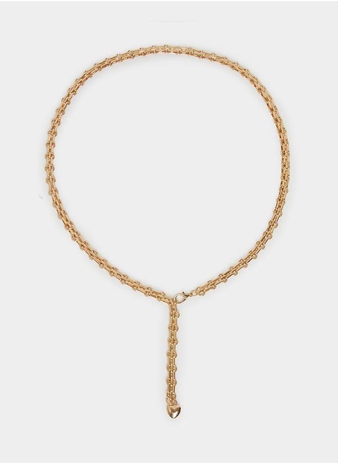 Styli Heart Drop Chain Belt  - Image 1