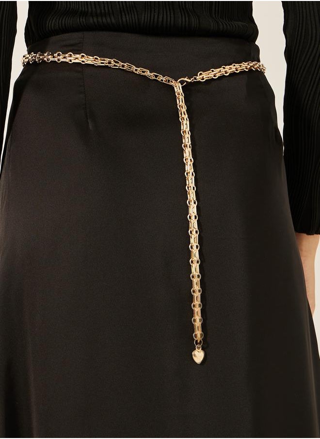 Styli Heart Drop Chain Belt  - Image 4