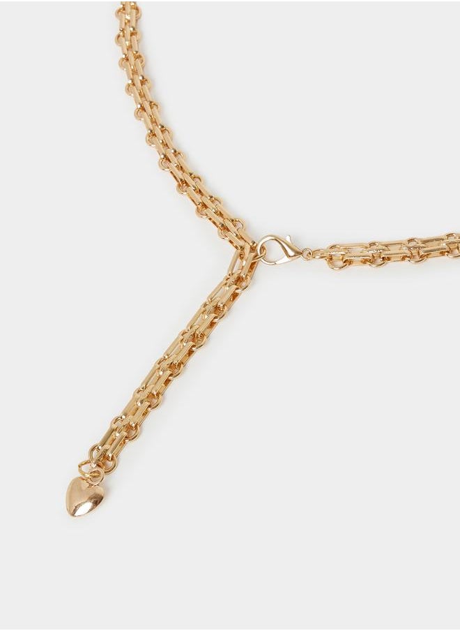 Styli Heart Drop Chain Belt  - Image 5