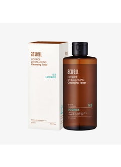 ACWELL ACWELL Licorice pH Balancing Korean Toner for Cleansing 1014 floz  AlcoholFree PH55 Hydrating Facial Astringent  Skin Clarifying  Hydration Boosting Toner 