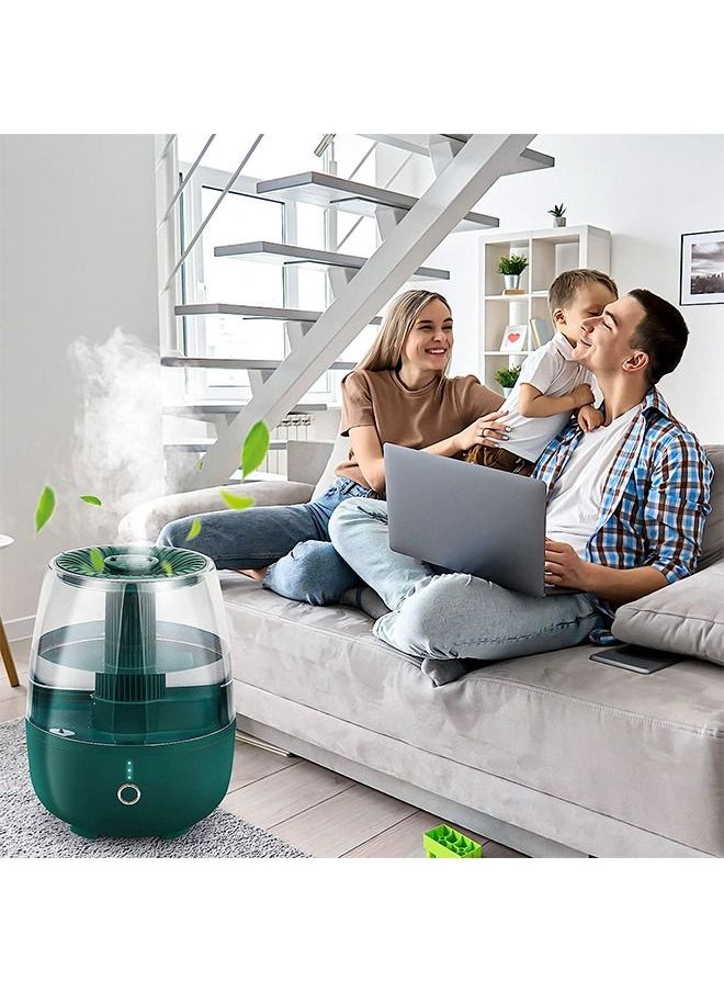 ايتي لايف - 3 سرعات مزدوجة رذاذ المرطب الروائح آلة مع جهاز التحكم عن بعد 6.8L الأخضر - Image 1