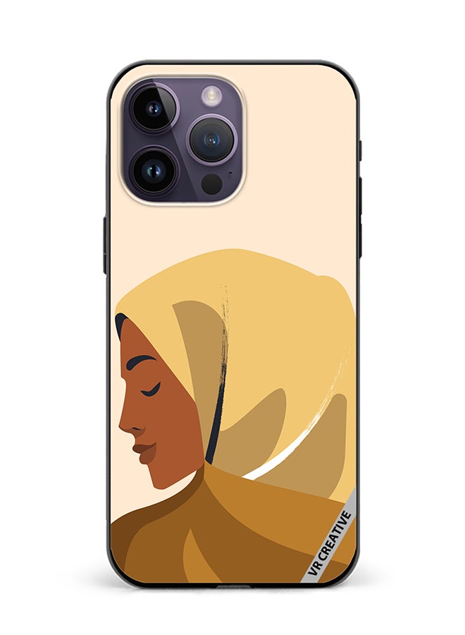 VR CREATIVE Protective Case Cover For Apple iPhone 15 Pro Cartoon Woman Shape Design Multicolour - Image 1