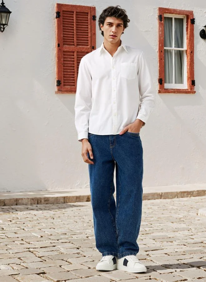 Lee Cooper Lee Cooper Regular Fit Shirt with Collar